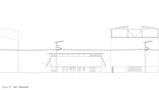 Ansicht West (Fassade Parkhaus)
