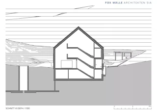 Coupe d'une maison jumelée