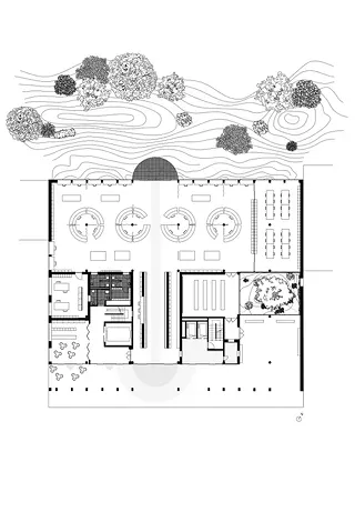 Naturarium, Erdgeschoss, Plan 1:100
