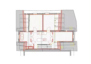 Ägeristrasse Zug, plan du comble