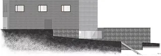 Ansicht Gemeindezentrum SW 1:100