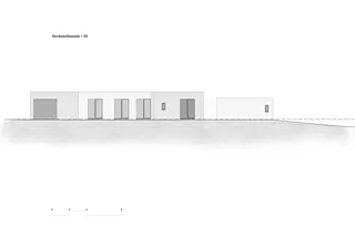Façade nord-ouest 1:50