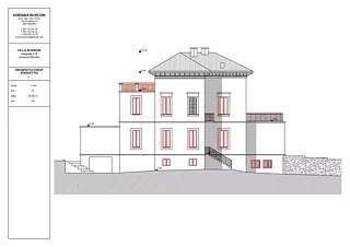 Façade Ovest Projet