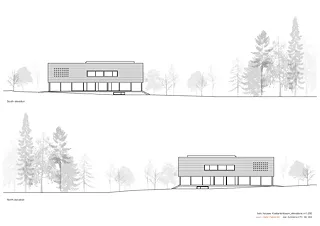 Nord- und Suedfassade 1:200