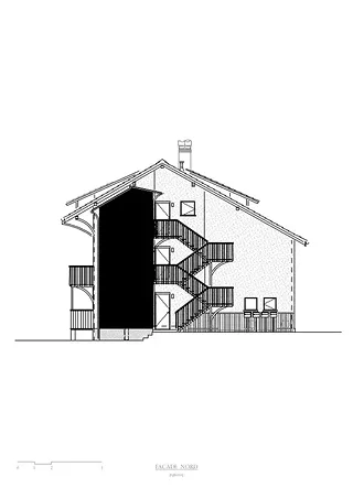 Façade nord - rénové