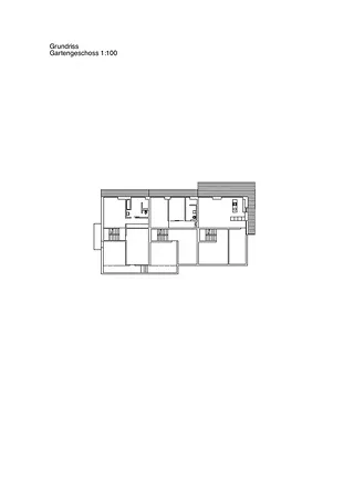 Etage au niveau du jardin