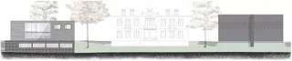 Ansicht Gemiendezentum-Villa-Moschee SO 1:100