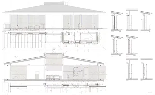 Détail façade 1:25