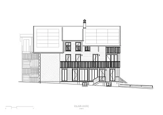 Westfassade renoviert