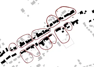Schéma du village-rue