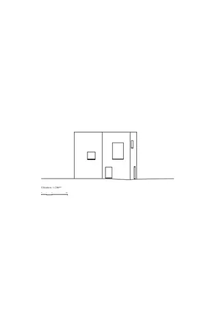 Aufriss Fassade