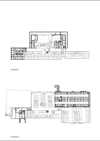 Grundriss 3.OG und 2.UG