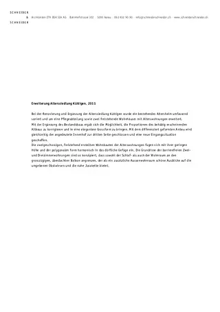 Projektbeschrieb