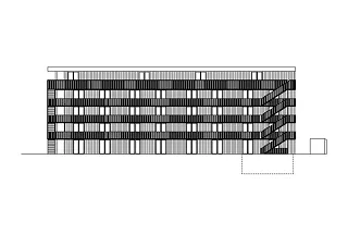 Façade nord ouest