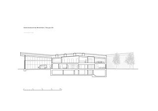 Sicherheitszentrum Weinfelden Längsschnitt 200