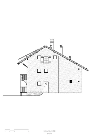 Façade nord - existant