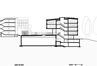 Coupe transversale_Bâtiment E