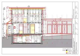 Längsschnitt Altbau 1:50