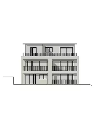 Westfassade Haus A