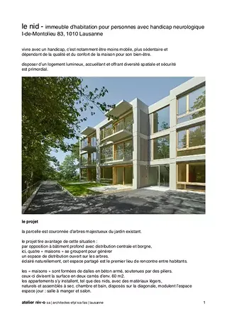 habiter avec un handicap