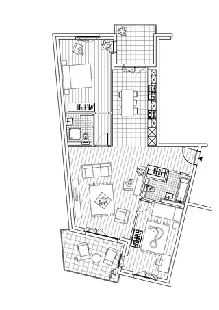 Grundriss - Wohnung