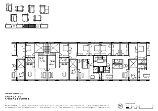 plan 1er étage, maison 1C