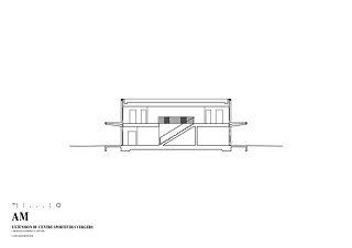 Coupe bâtiment Sud