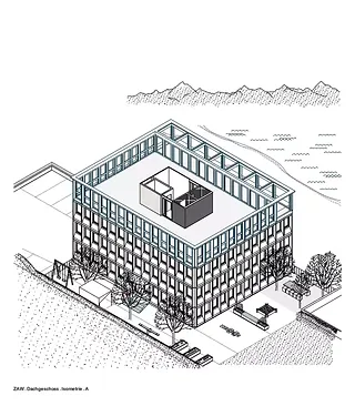 Isometrie A Dachgeschoss