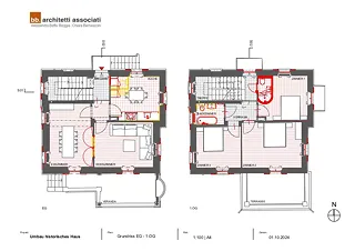 Rez-de-chaussée et étage supérieur
