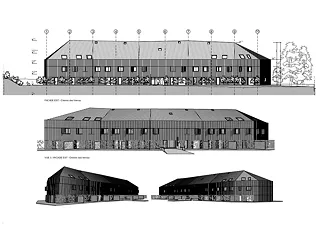 Ostfassade - Ch. des Vernaz