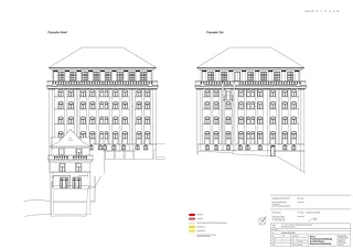 West- und Ostfassade