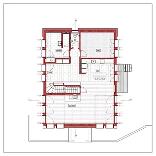 Plan au sol rez de chaussée
