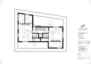 Plan appartement attique