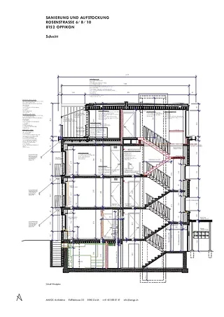 Schnitt Werkplanung