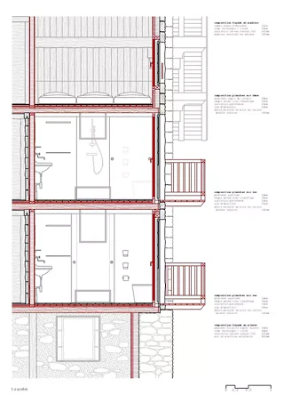 Travée constructive