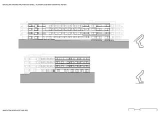 Elevations nord-ouest et sud