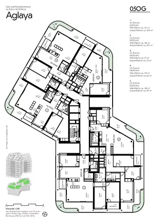 Grundrisse 5. - 8. OG