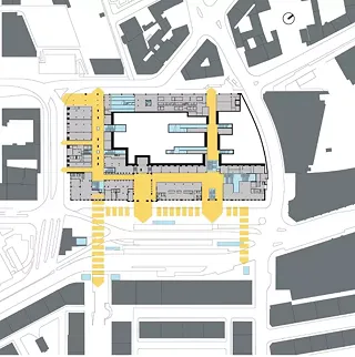 Situationsplan mit Verkehrsschema