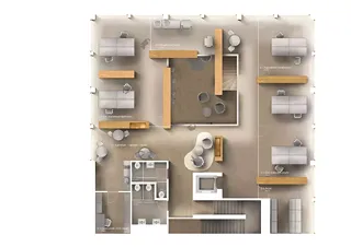 Plan étage supérieur