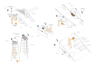 Axonometry – «Animal Fertiliser»