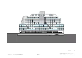 Medienpark nord-est façade