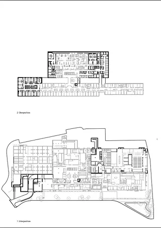 Grundriss 2.OG und 1.UG