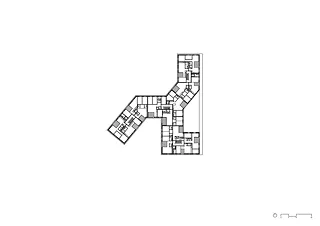 2. Obergeschoss 1:500
