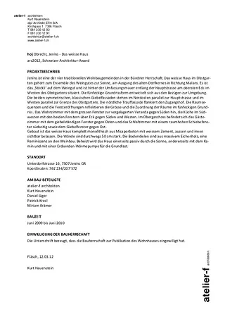 Jacopo Mascheroni – descriptif du projet