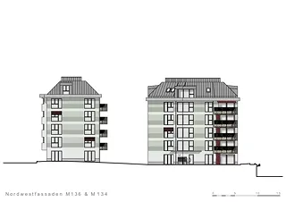 Façade nord-ouest