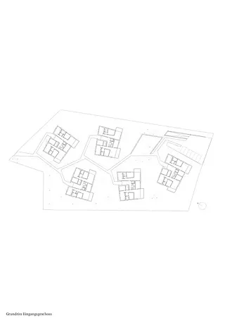 Plan d'étage d'entrée du projet