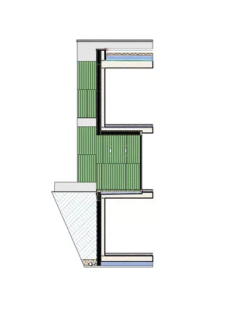 Jonction façade-toiture