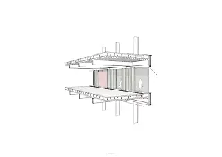 Warenhaus_Axonometrie_Konstruktion