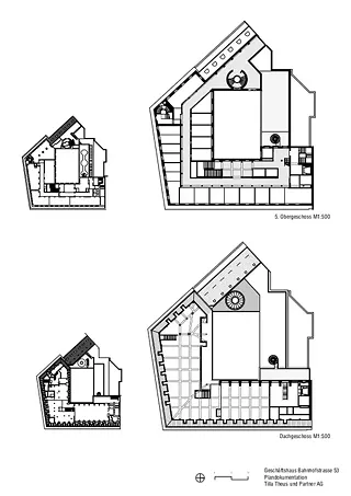 Plans 5e et 6e étage