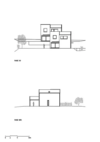 Façades sud et nord